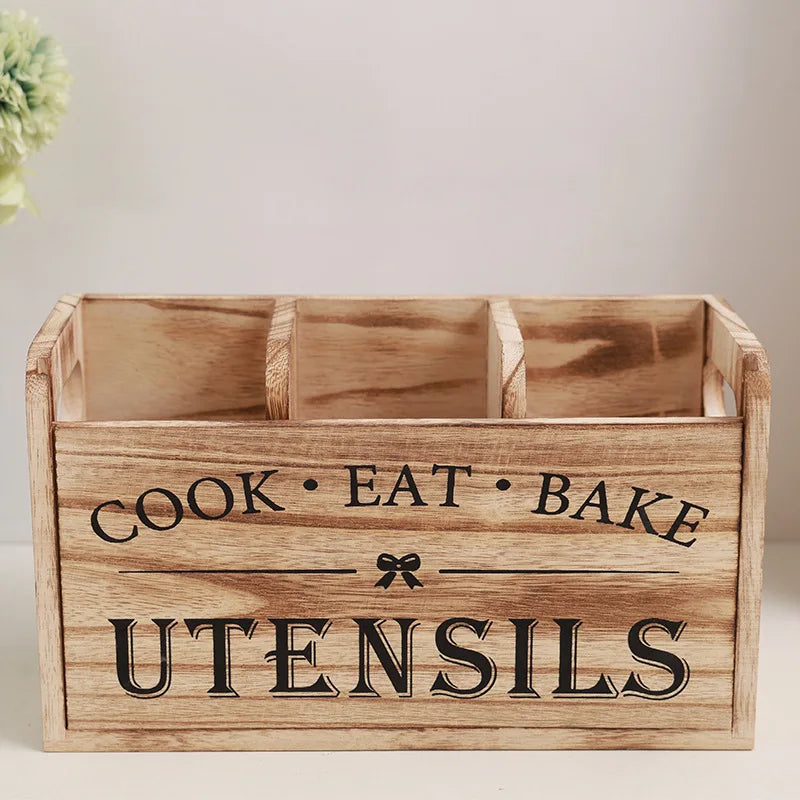 Rustic Utensil Organizer