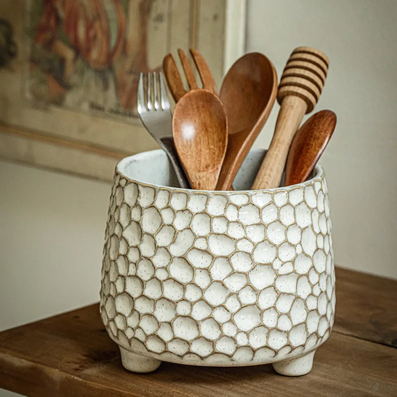Pinecone Storage Jar