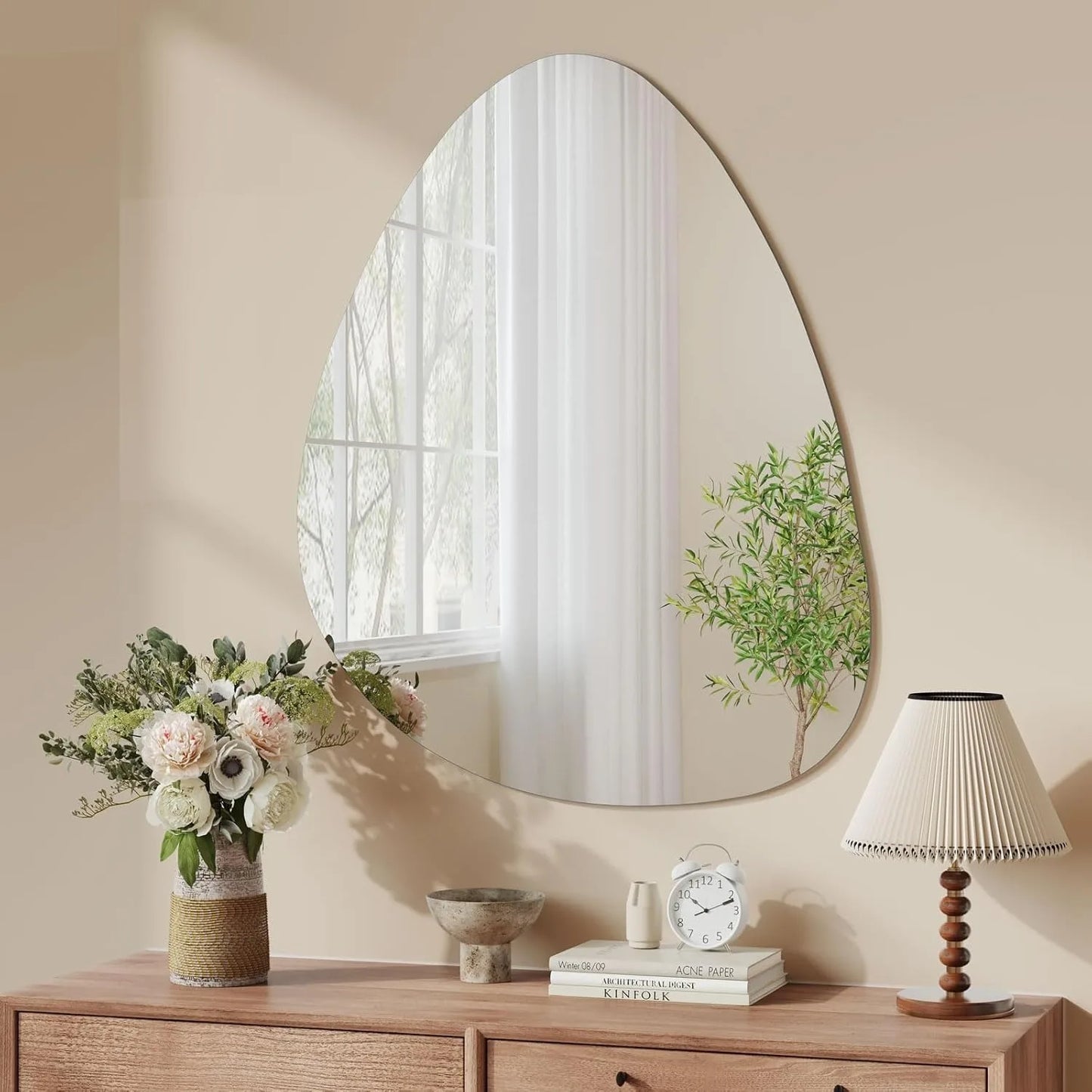 Asymmetrical Wall Mirror