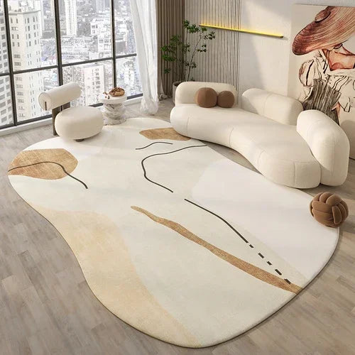 Irregular Plush Rug