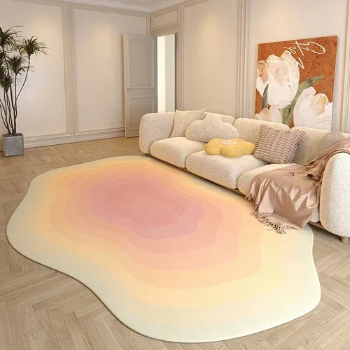 Irregular Plush Rug