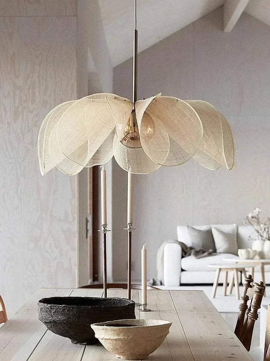 Fabric Flower Chandelier