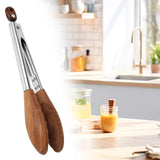 Walnut Kitchen Tongs