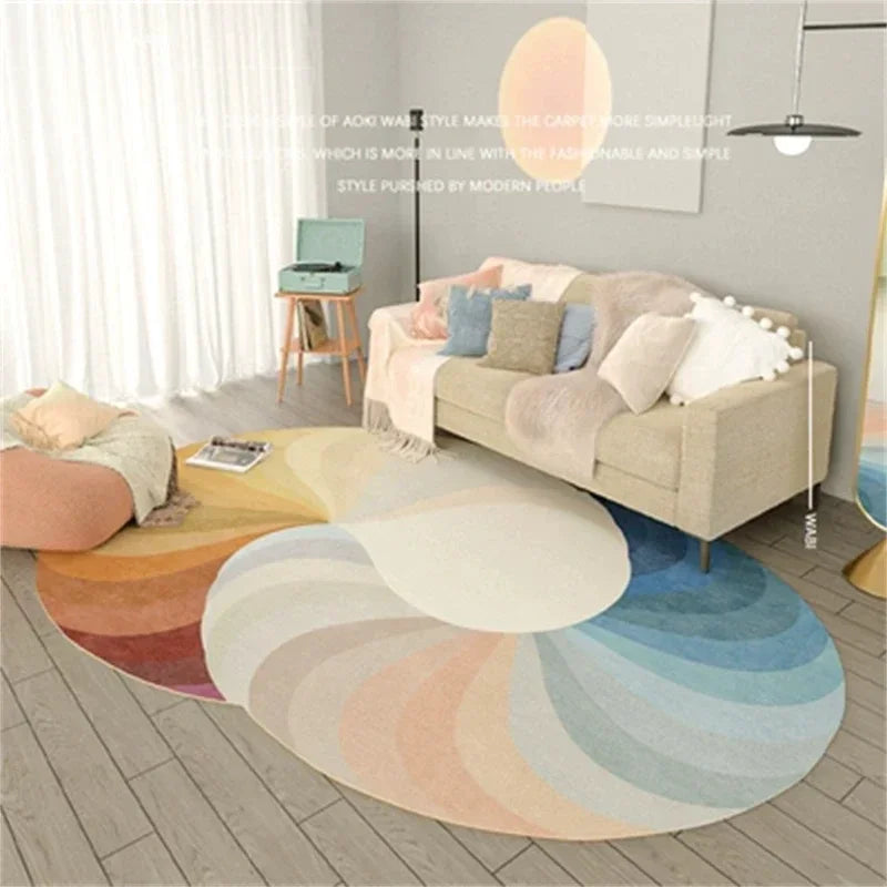Irregular Plush Rug