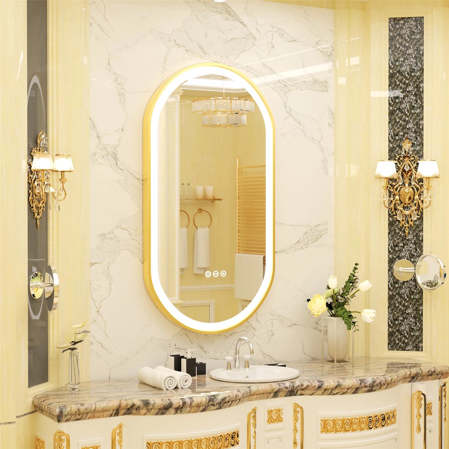 Oval LED Mirror