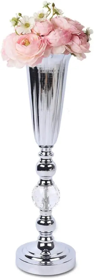 Silver Wedding Vase