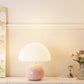 A pink/orange/red/white/beige USB socket decorative table lamp for room light decorative lamp, night light, desk light.
