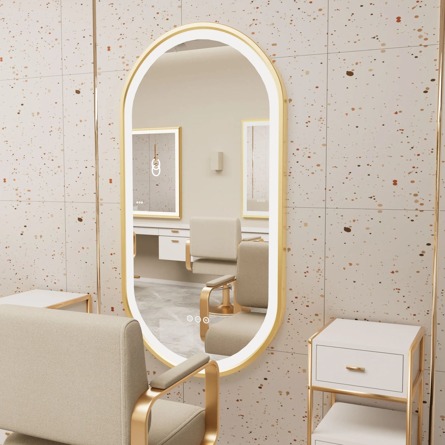 Oval LED Mirror