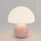A pink/orange/red/white/beige USB socket decorative table lamp for room light decorative lamp, night light, desk light.