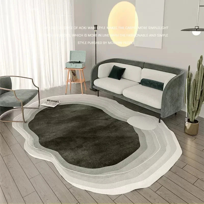 Irregular Plush Rug