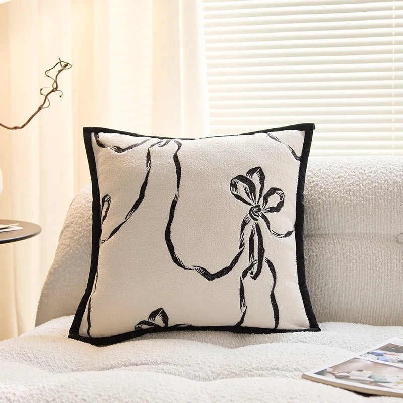Plush Plaid Cushion
