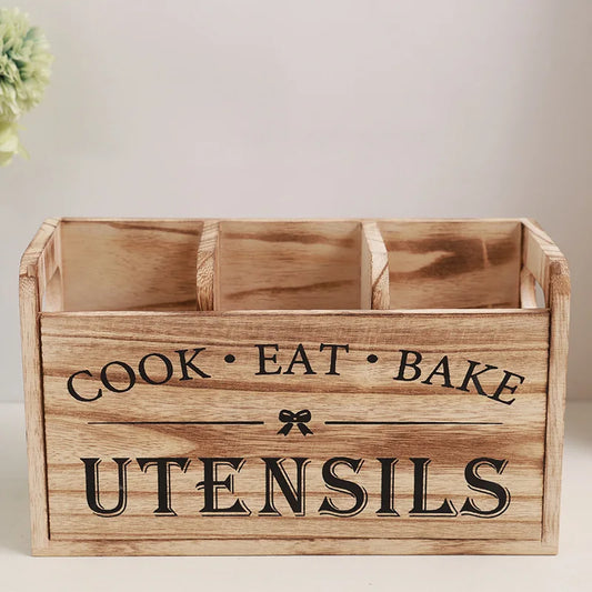 Rustic Utensil Organizer