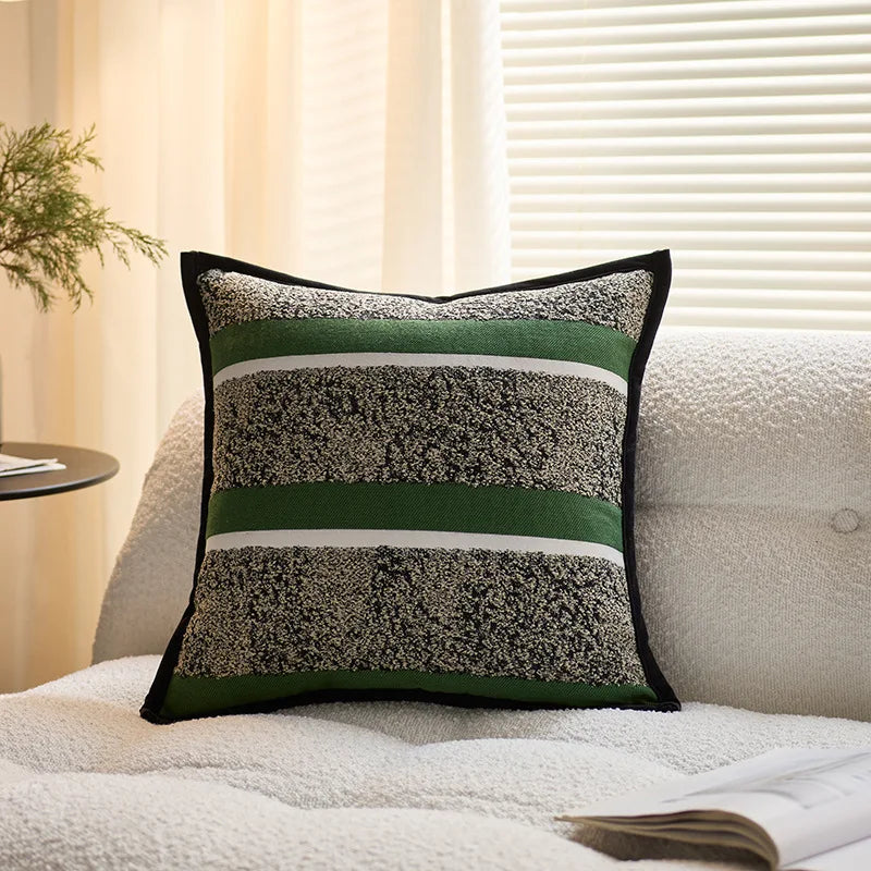 Plush Plaid Cushion