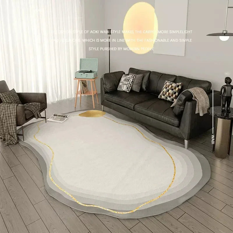 Irregular Plush Rug
