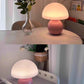 A pink/orange/red/white/beige USB socket decorative table lamp for room light decorative lamp, night light, desk light.