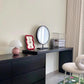 A pink/orange/red/white/beige USB socket decorative table lamp for room light decorative lamp, night light, desk light.