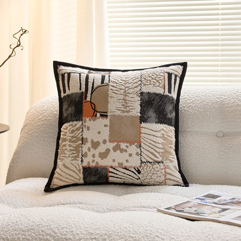 Plush Plaid Cushion