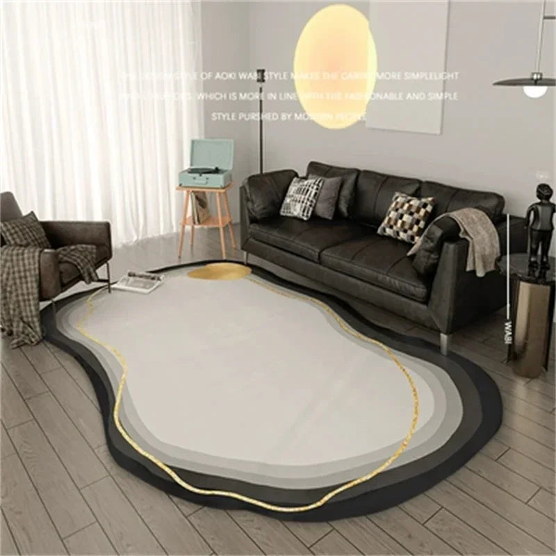 Irregular Plush Rug