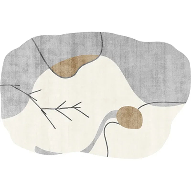 Irregular Plush Rug